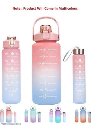 3-Piece Insulated Water Bottle Set for Gym & Office Use