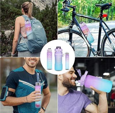 3-Piece Insulated Water Bottle Set for Gym & Office Use