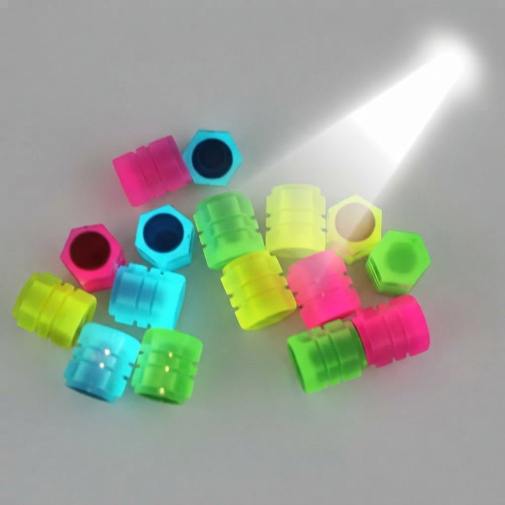Glow in the Dark Tire Valve Caps ✅