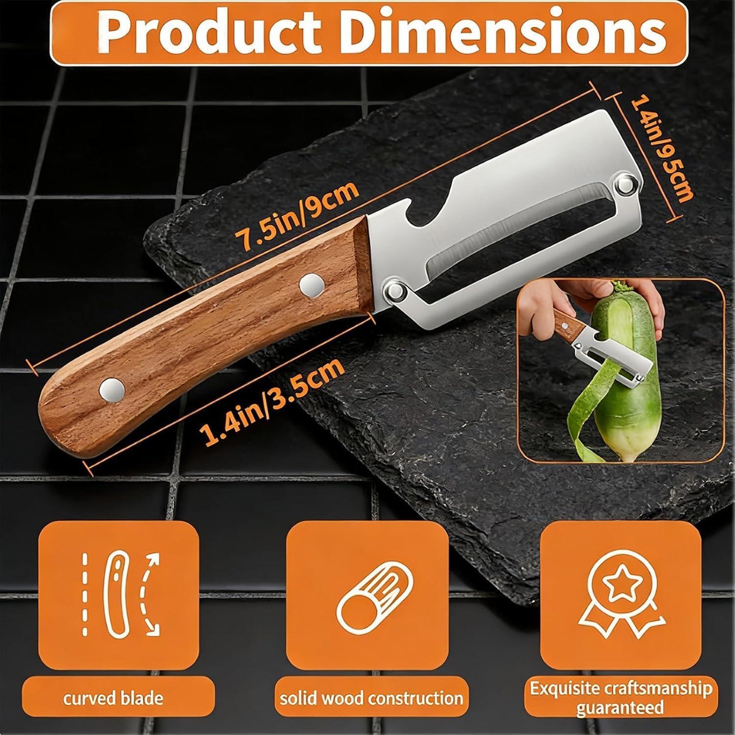 Best: 3-in-1 Vegetable Peeler